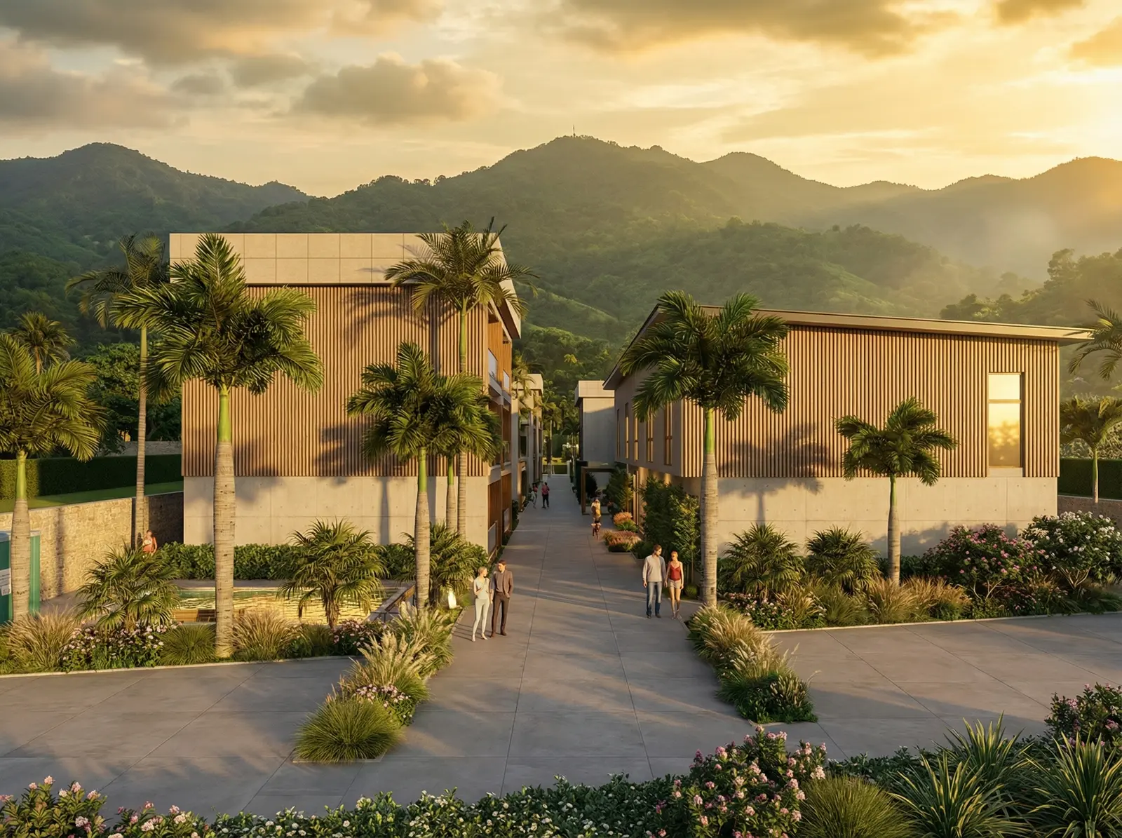 Подъезд и архитектура Mandarin Village & SPA