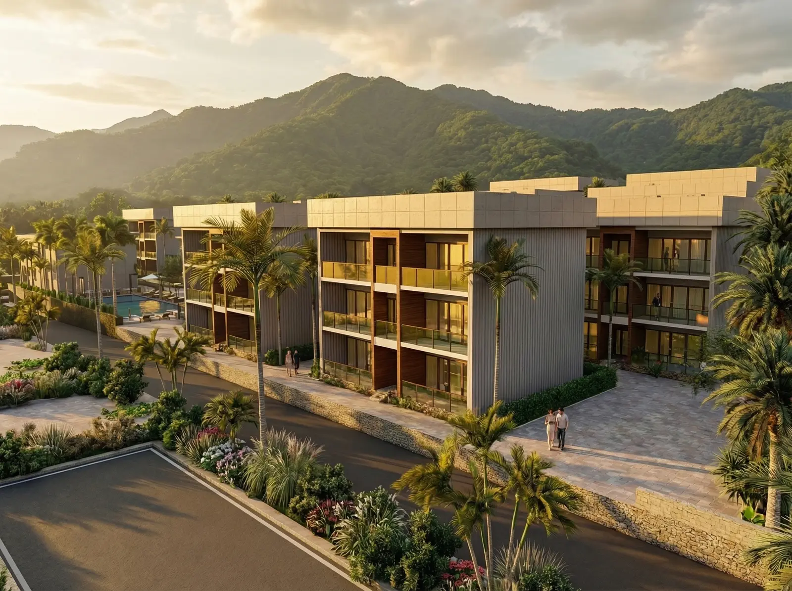 Современная архитектура корпусов Mandarin Village & SPA